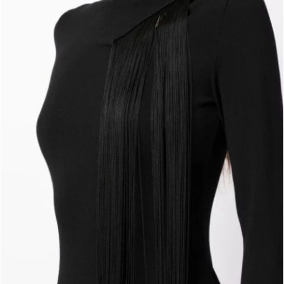 Stella McCartney asymmetric fringed knitted dress Small NWT $1279 - Picture 9 of 10